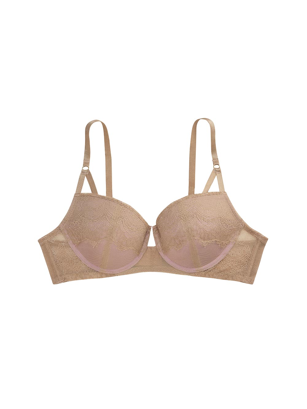 Betty push-up petite bra color_Biscotti/Rosé
