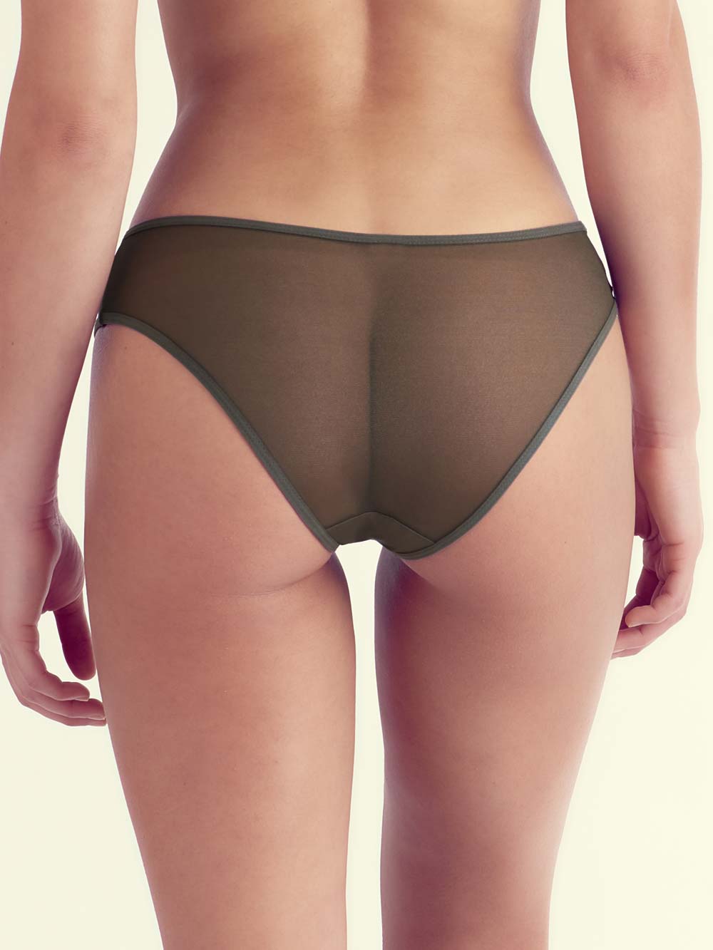 Gina Full Coverage Cotton Crotch Panty color_Olive