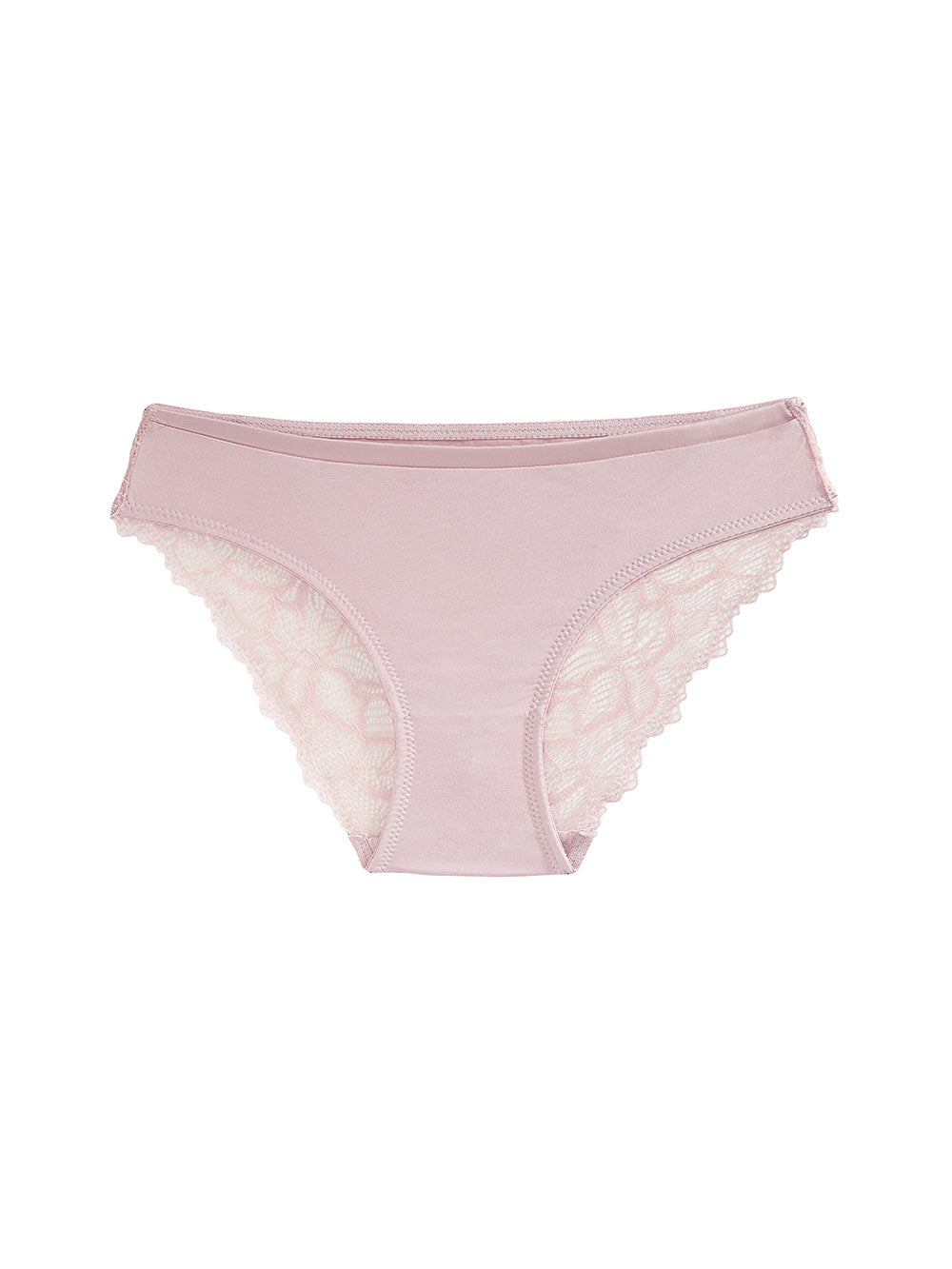 Heather Cotton Crotch Lace Detail Panty color_Blush
