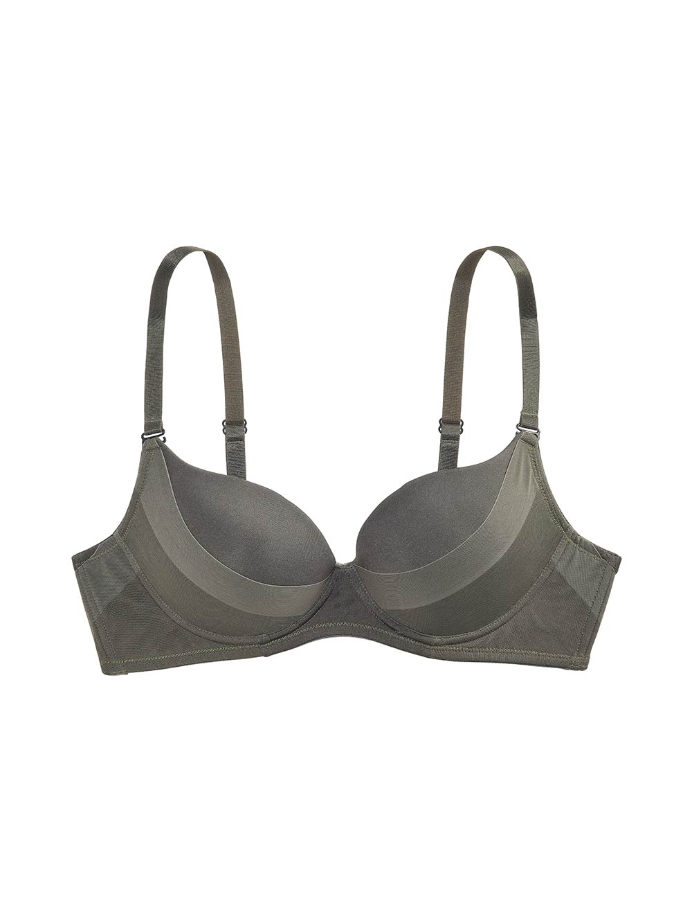 Iris Demi-Cup Contoured Bra color_Olive