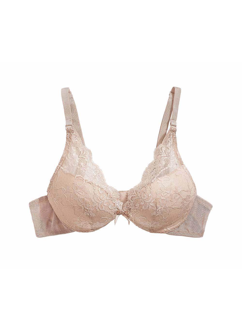 Lucia Contoured Lace Bra color_Nude