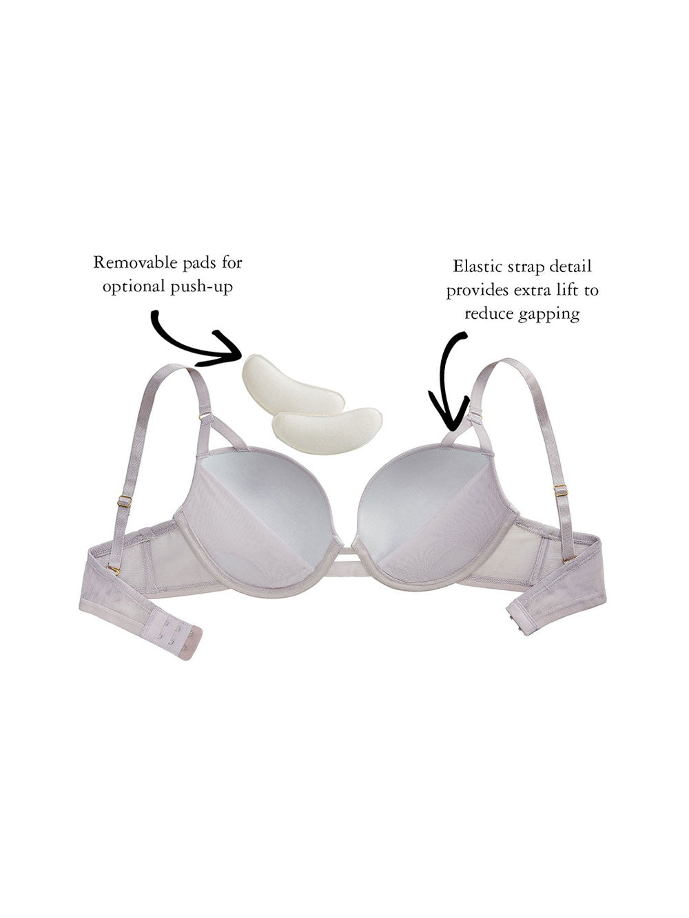 Vivienne Contoured Push-Up Smooth Bra