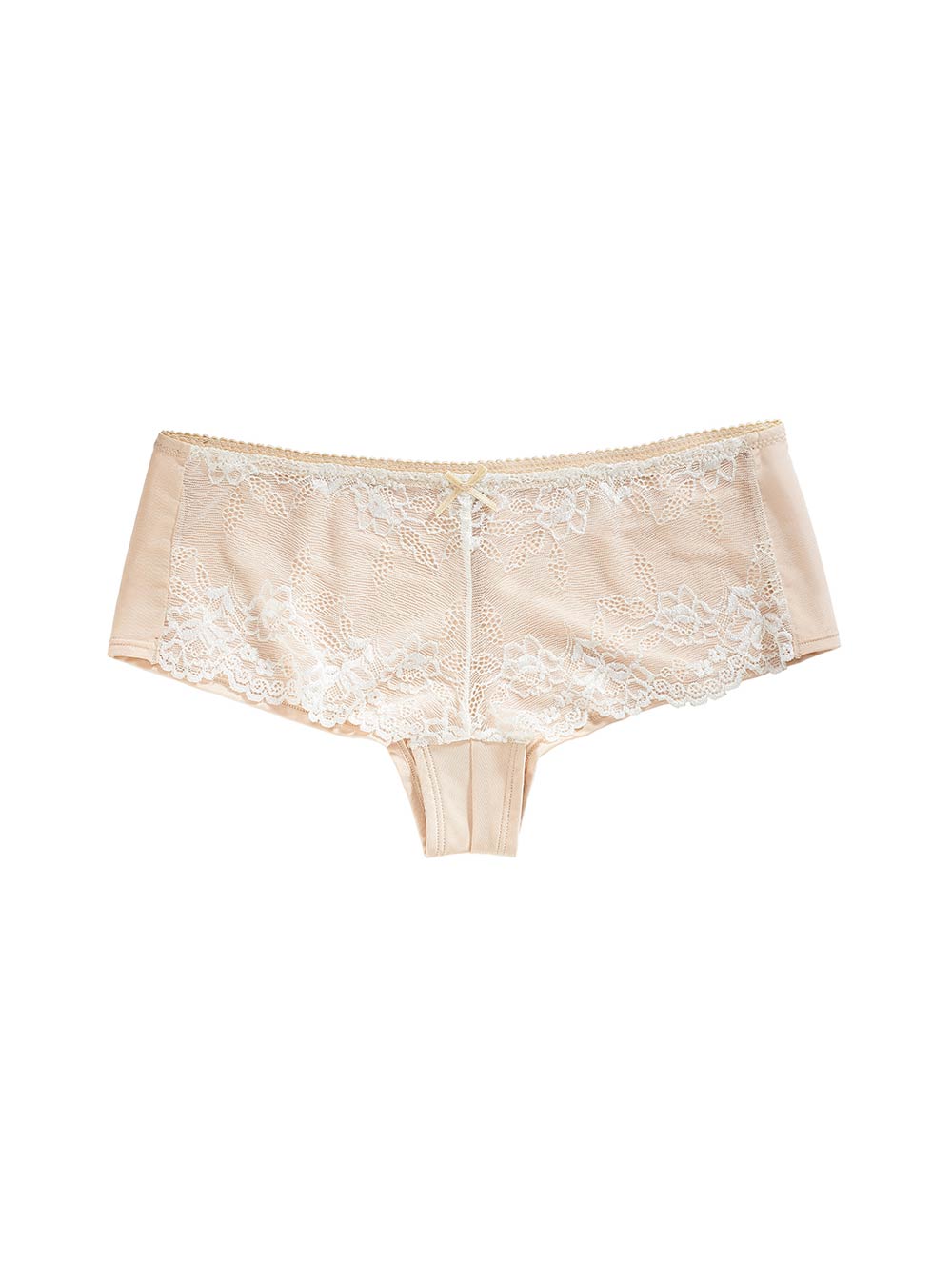 Yvonne Full Coverage Lace Detailing Nude Boyshort color_Nude/Vanilla