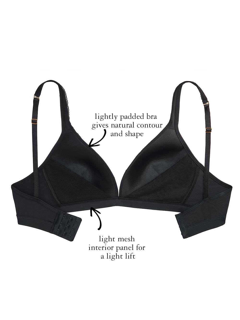 Ariette Petite by The Little Bras Company Women's Demi-cup Bras - Black 28B,  by Ariette Petite Lingerie