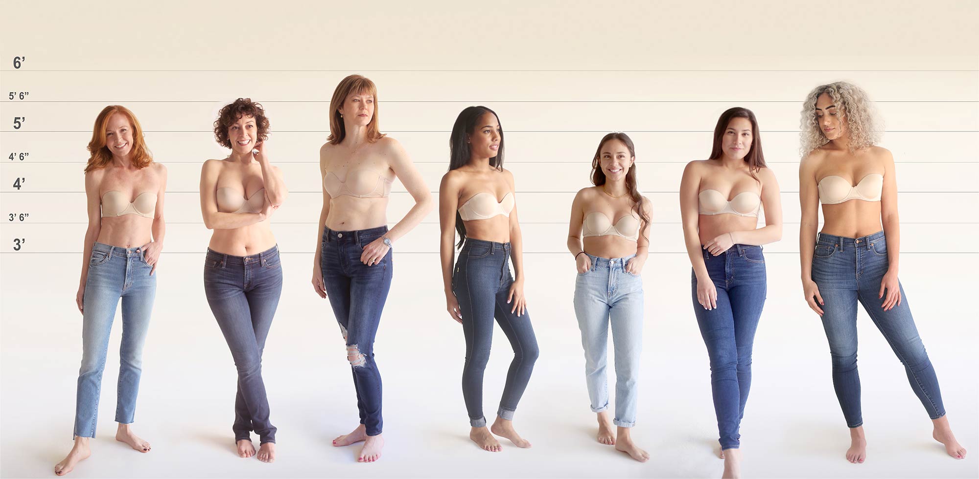 Petite size sales bras