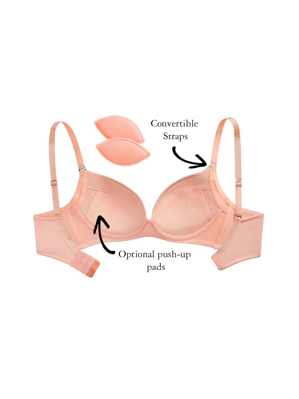 Kaitlyn Demi-Cup Smooth Bra