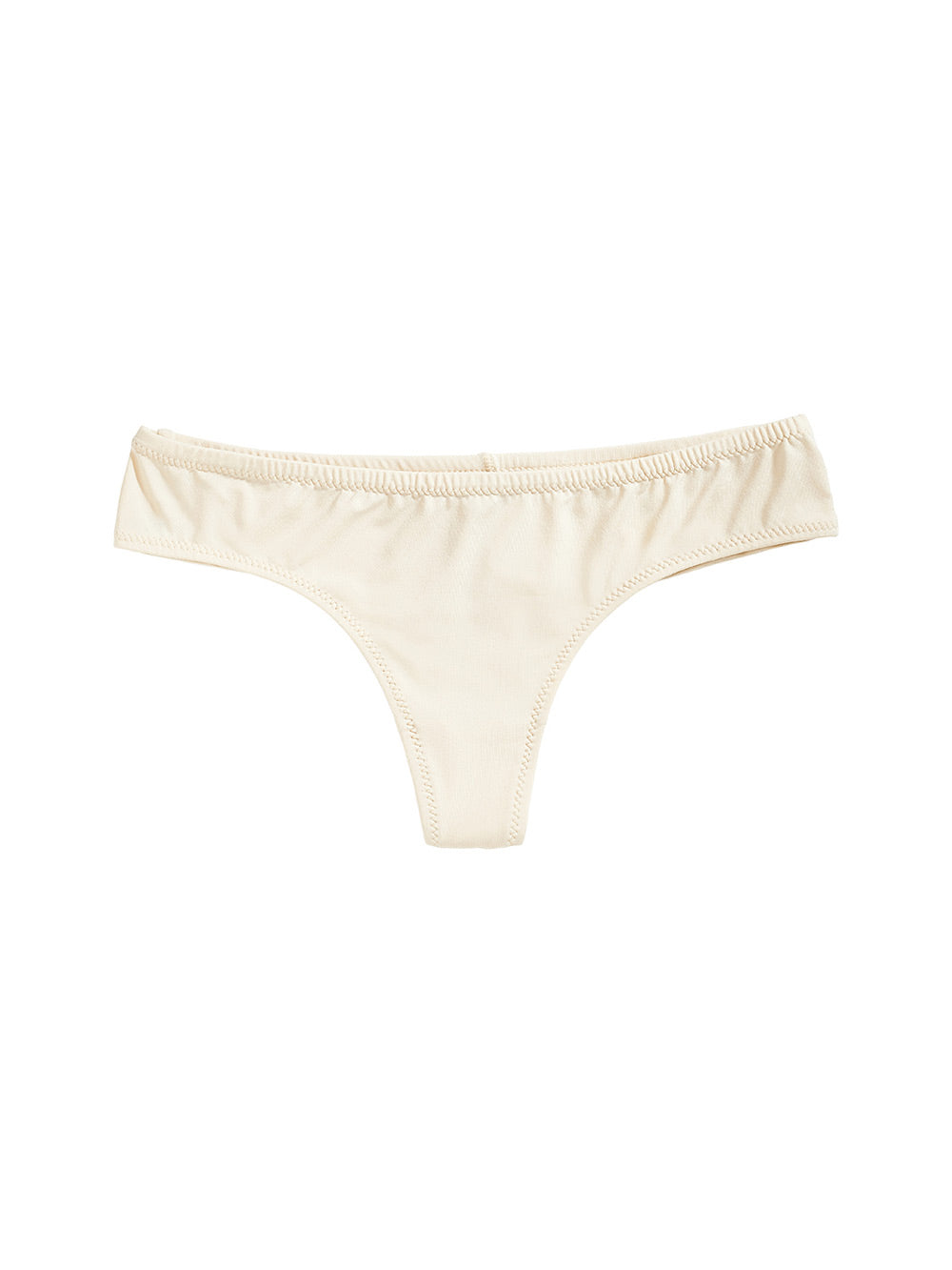 Angela Low-Rise Microfiber Nude Bikini Panty