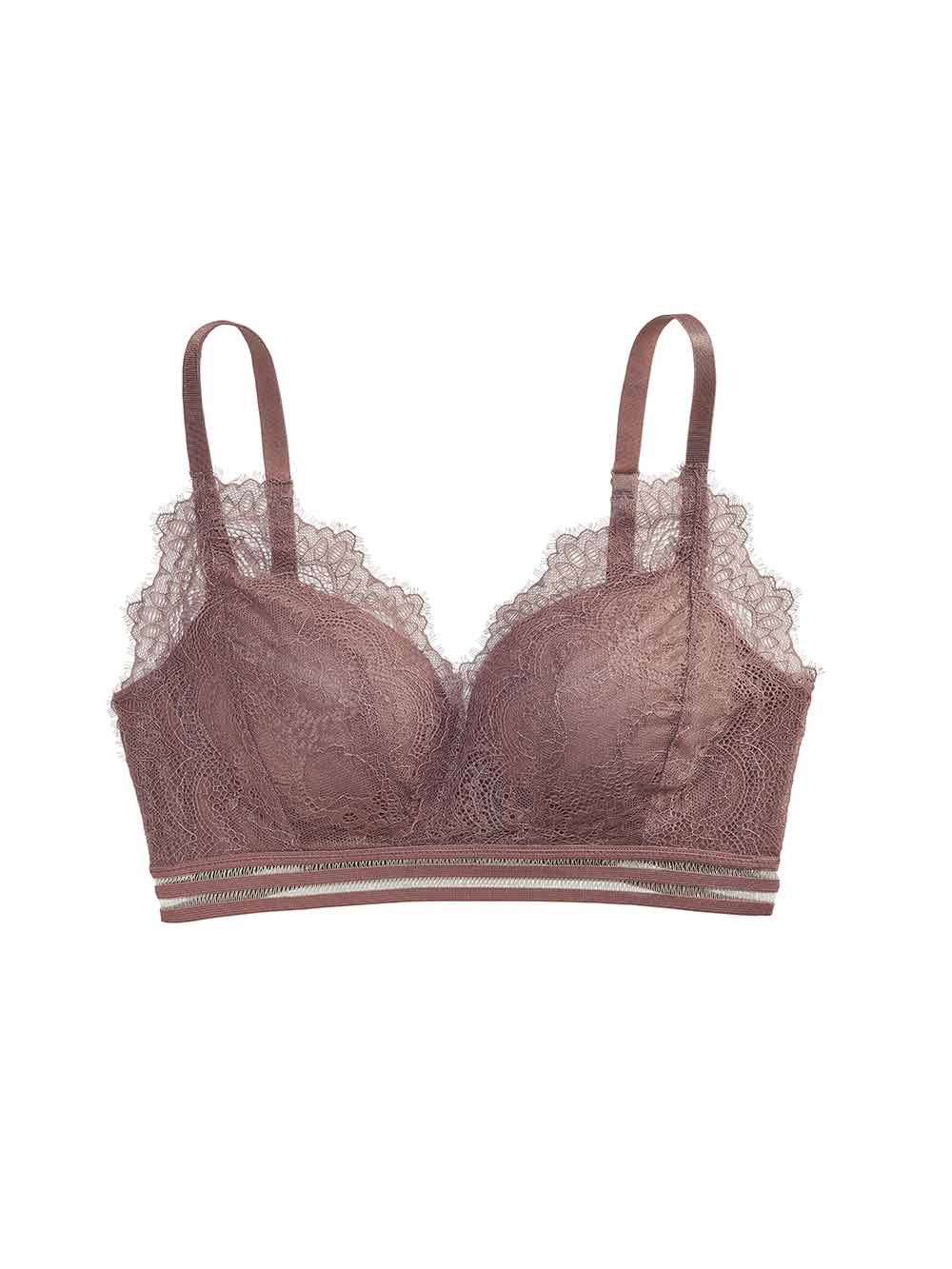 Lively Lace Padded No Wire Tera Cotta Bra 34 B NWT
