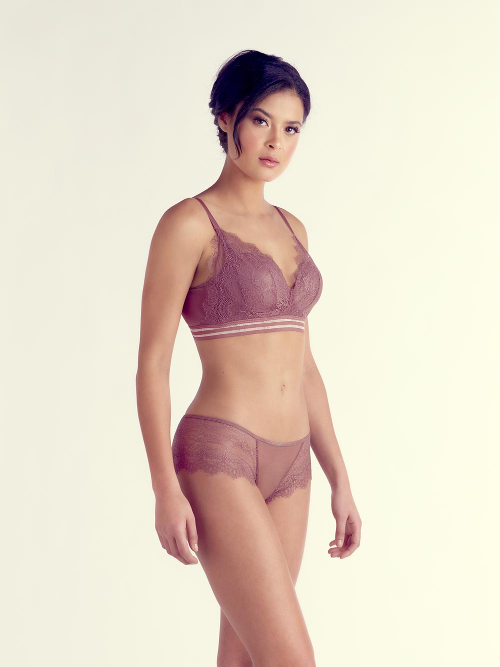 Caroline Wire-Free Lace Bra