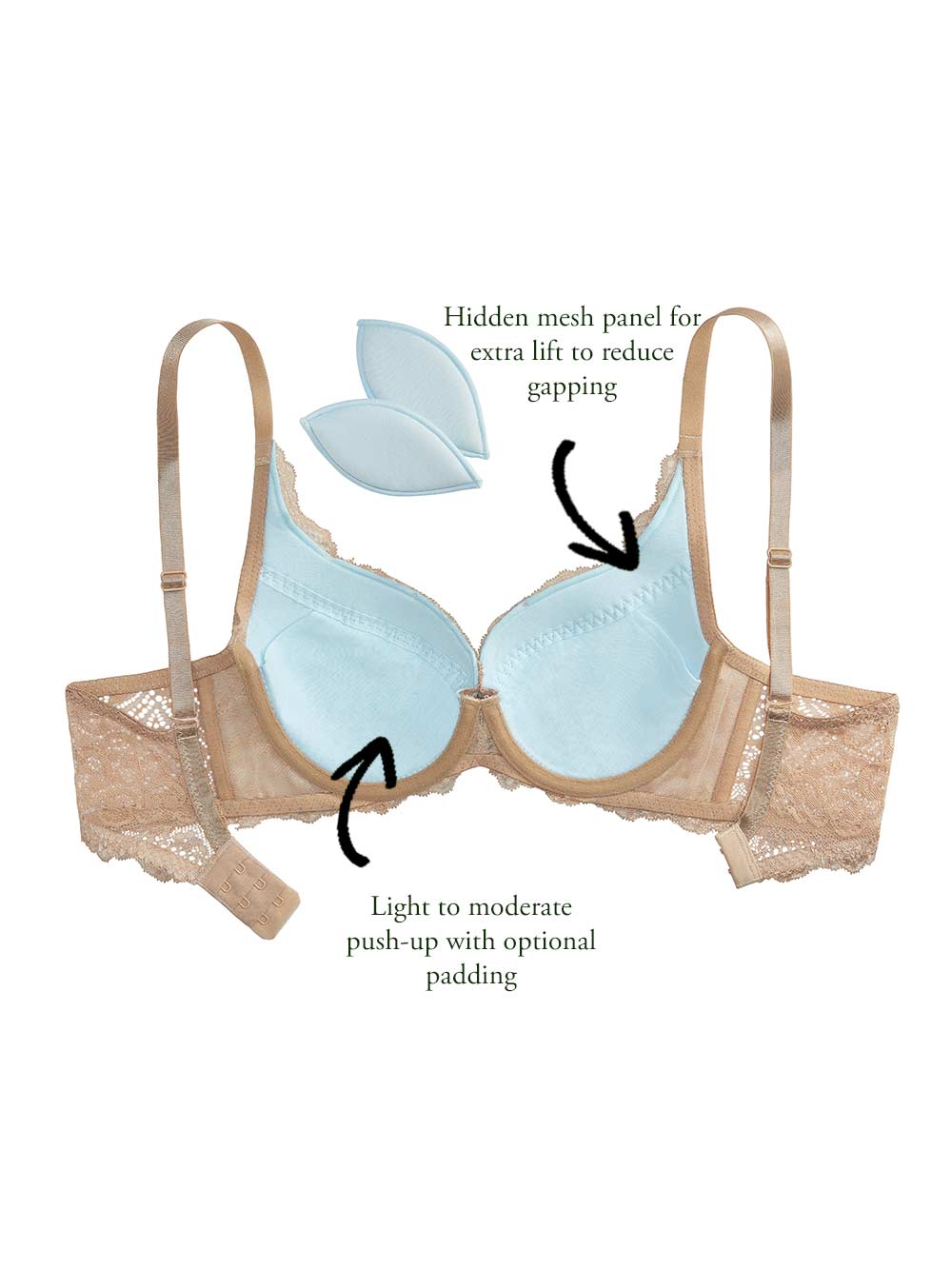 Removable Cups Bras