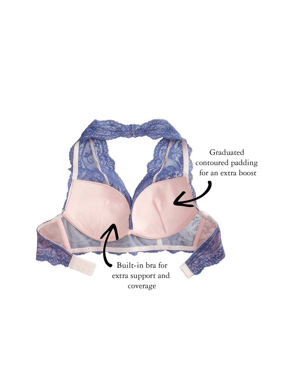 INTUITIVELace halter bra, Bras