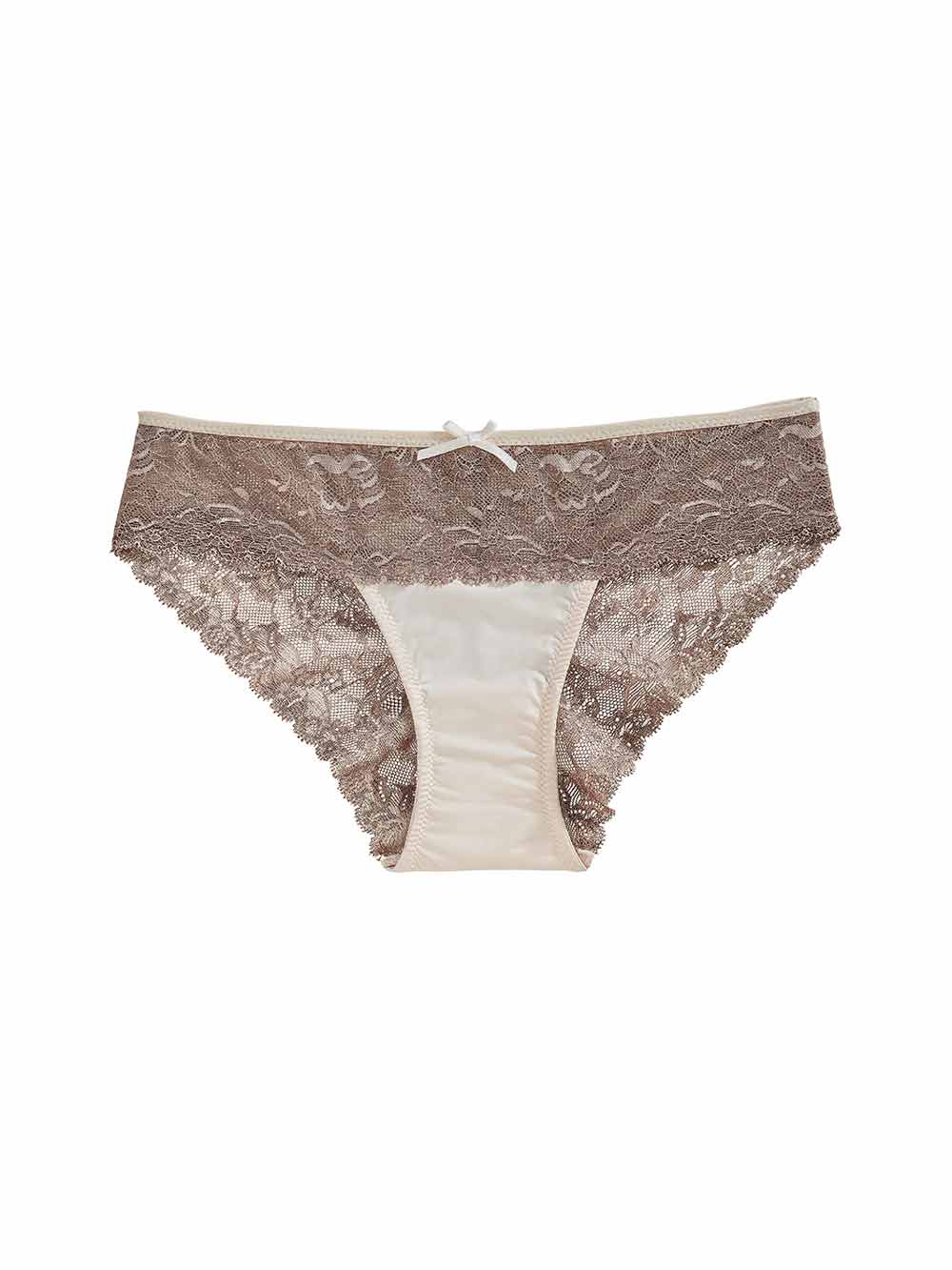 Kymber Cotton Front Lace Detailing Panty