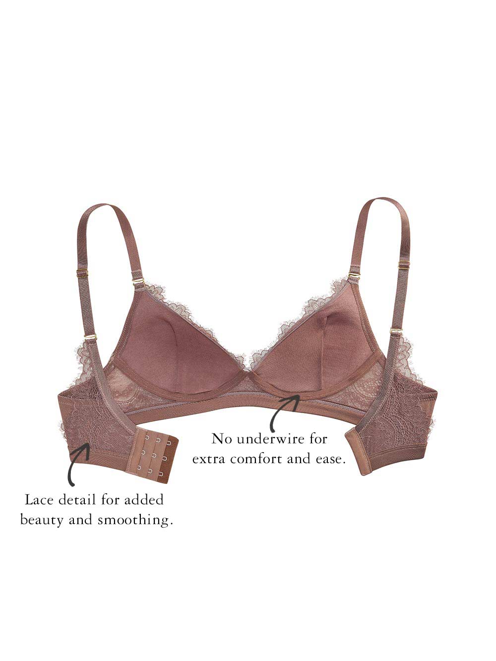 Mona Wire-Free Lace Bra
